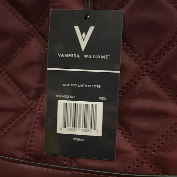 Vanessa Williams Quilted Laptop Tote - Picture 3 of 11